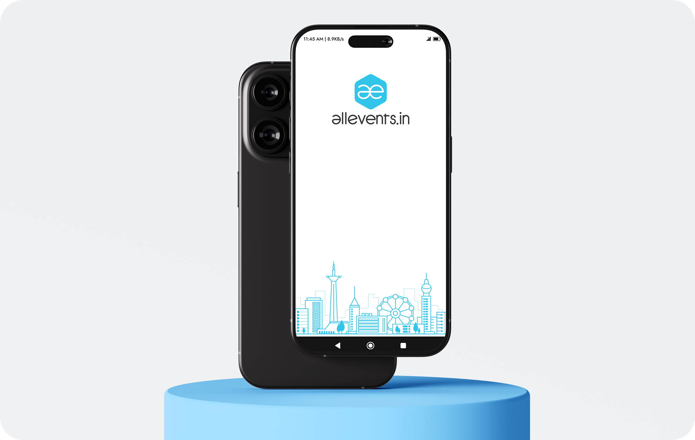 Event application interface showcase